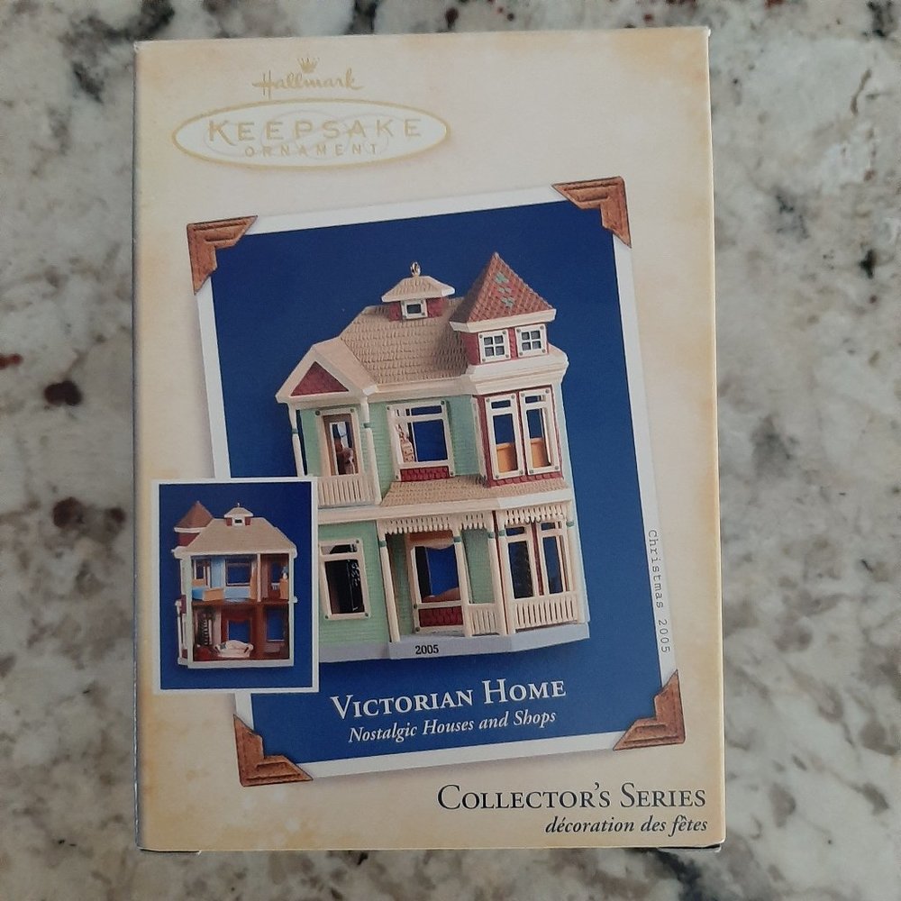 NIB 2005 Victorian Home Hallmark Keepsake Ornament Nostalgic Houses & Shops #22